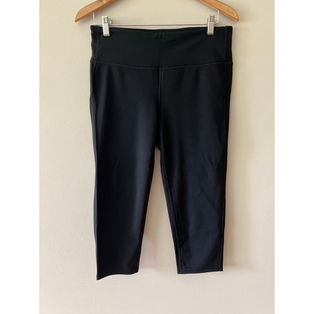 Athleta Black Capri Leggings Large
